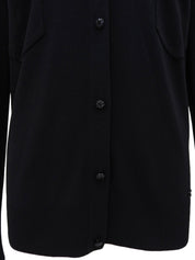 2002 Bicolor CC Mark Plate Cardigan Black/White