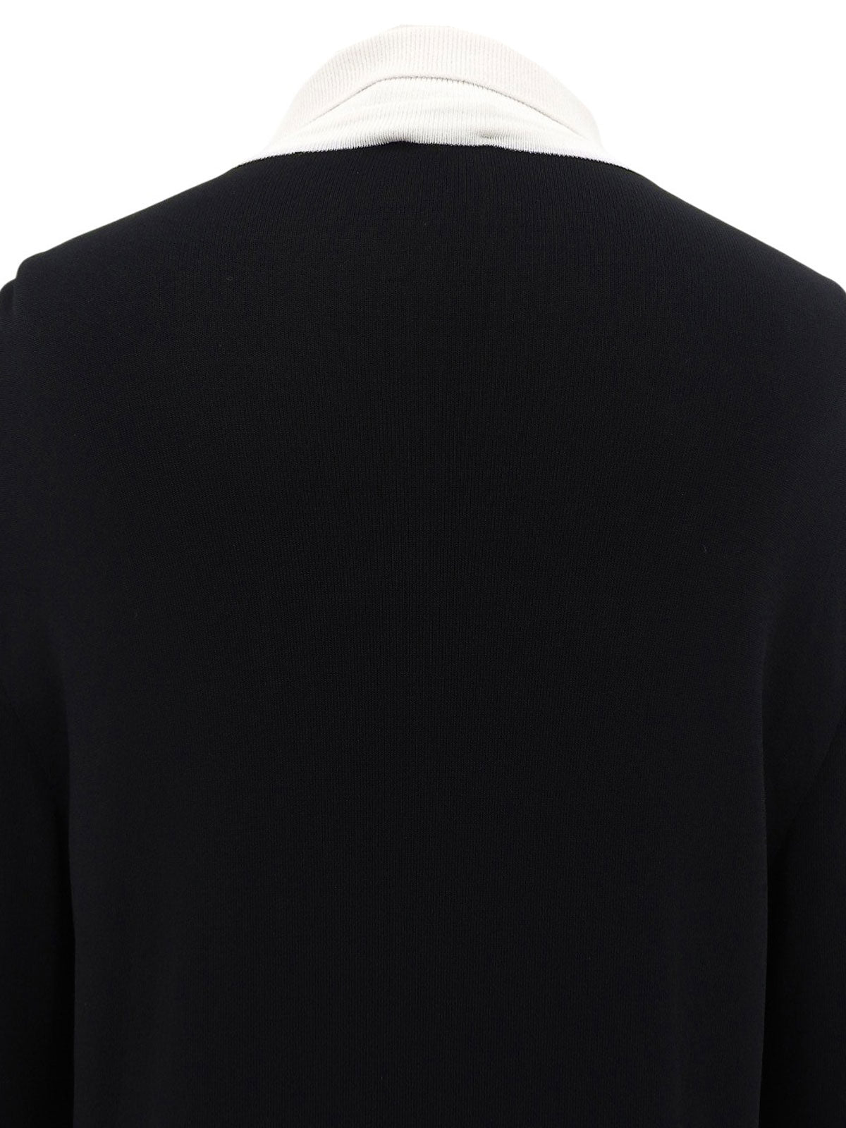 2002 Bicolor CC Mark Plate Cardigan Black/White