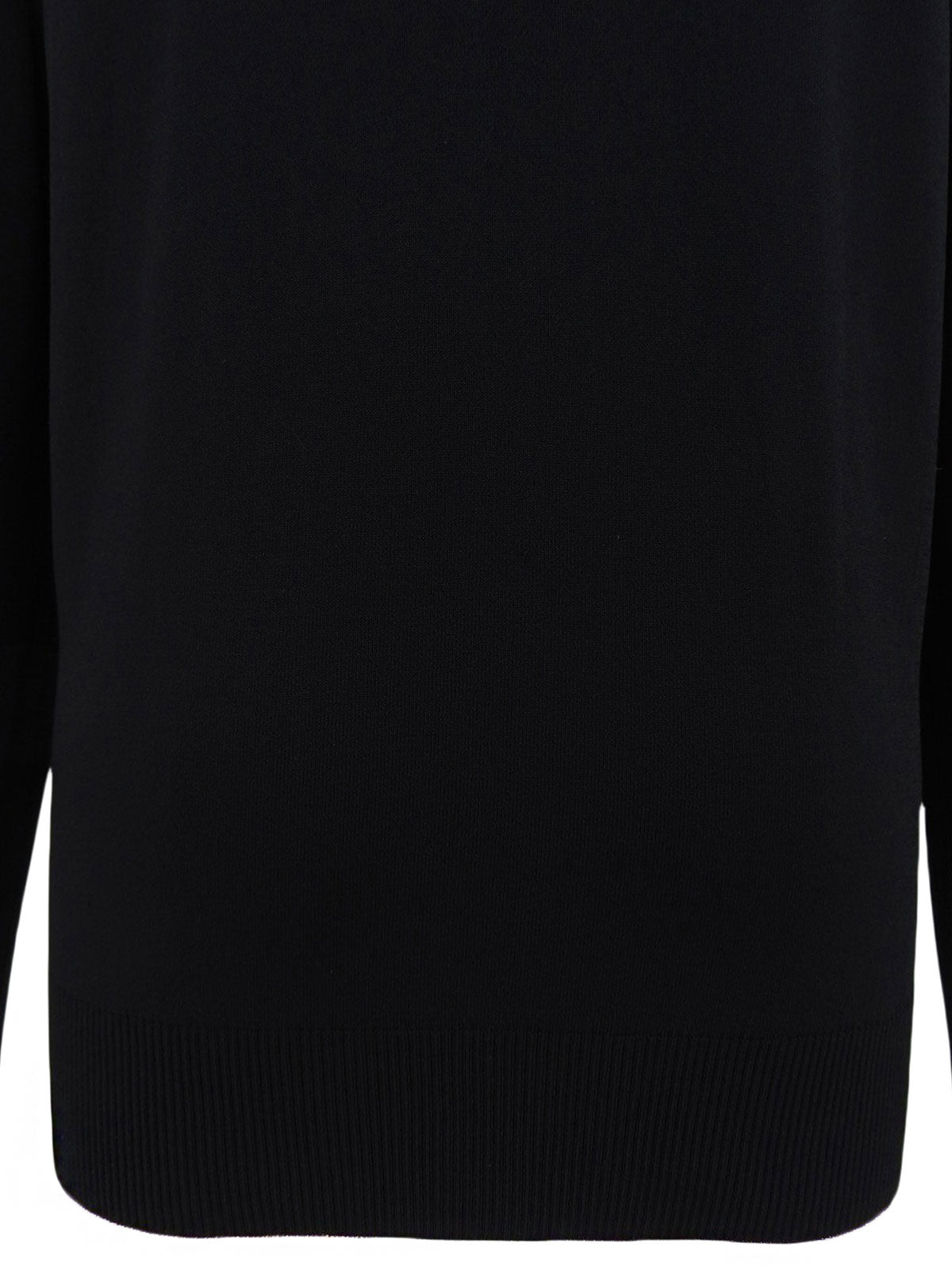 2002 Bicolor CC Mark Plate Cardigan Black/White