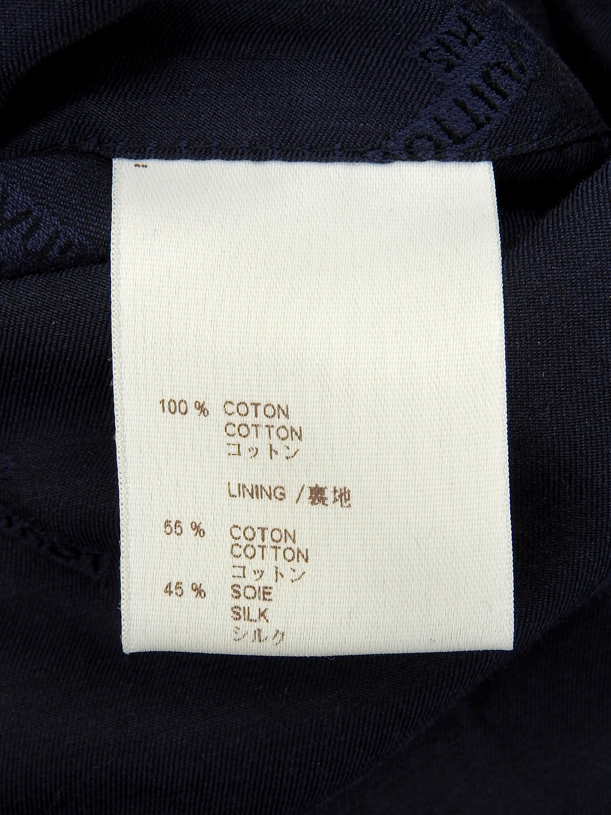 2006 Stitch Design Zip-Up Blouson Navy