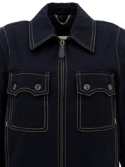 2006 Stitch Design Zip-Up Blouson Navy