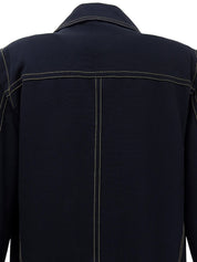2006 Stitch Design Zip-Up Blouson Navy