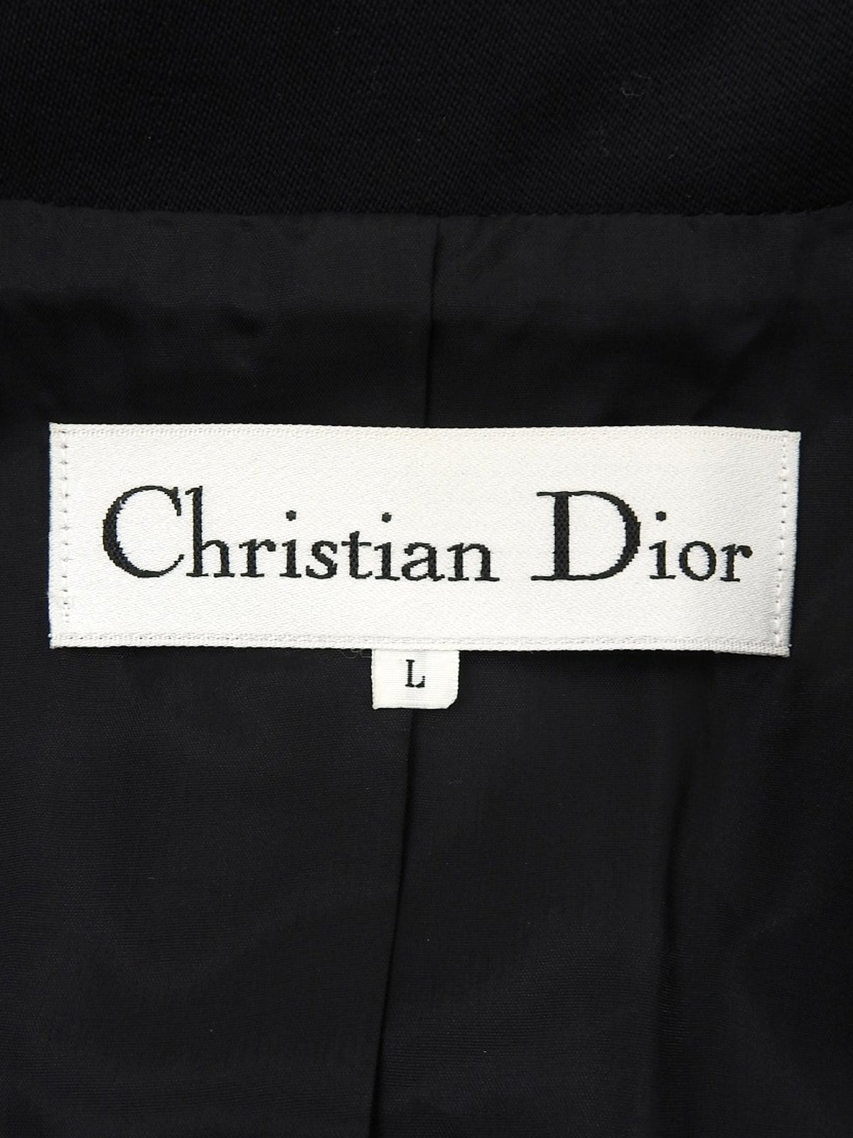 ウールダブルブレストジャケット ブラック