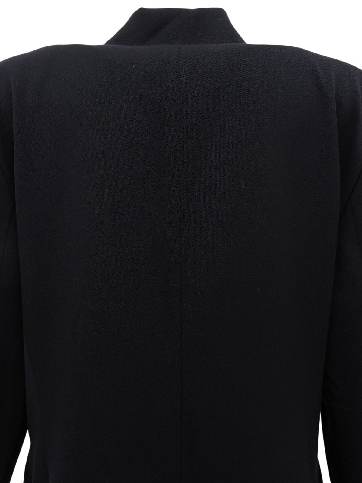 ウールダブルブレストジャケット ブラック
