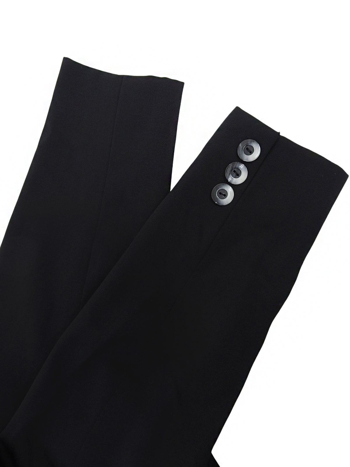 ウールダブルブレストジャケット ブラック