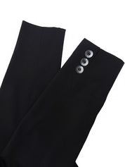 ウールダブルブレストジャケット ブラック