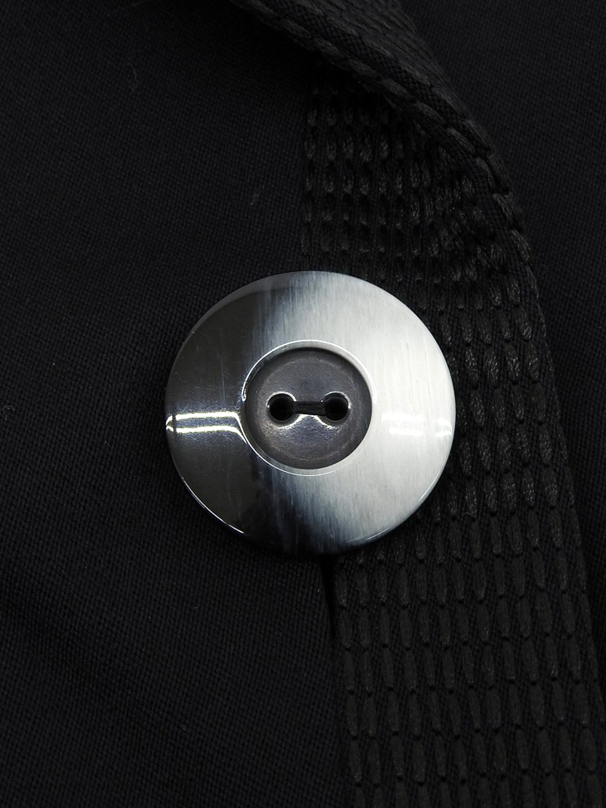 ウールダブルブレストジャケット ブラック