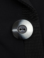 ウールダブルブレストジャケット ブラック