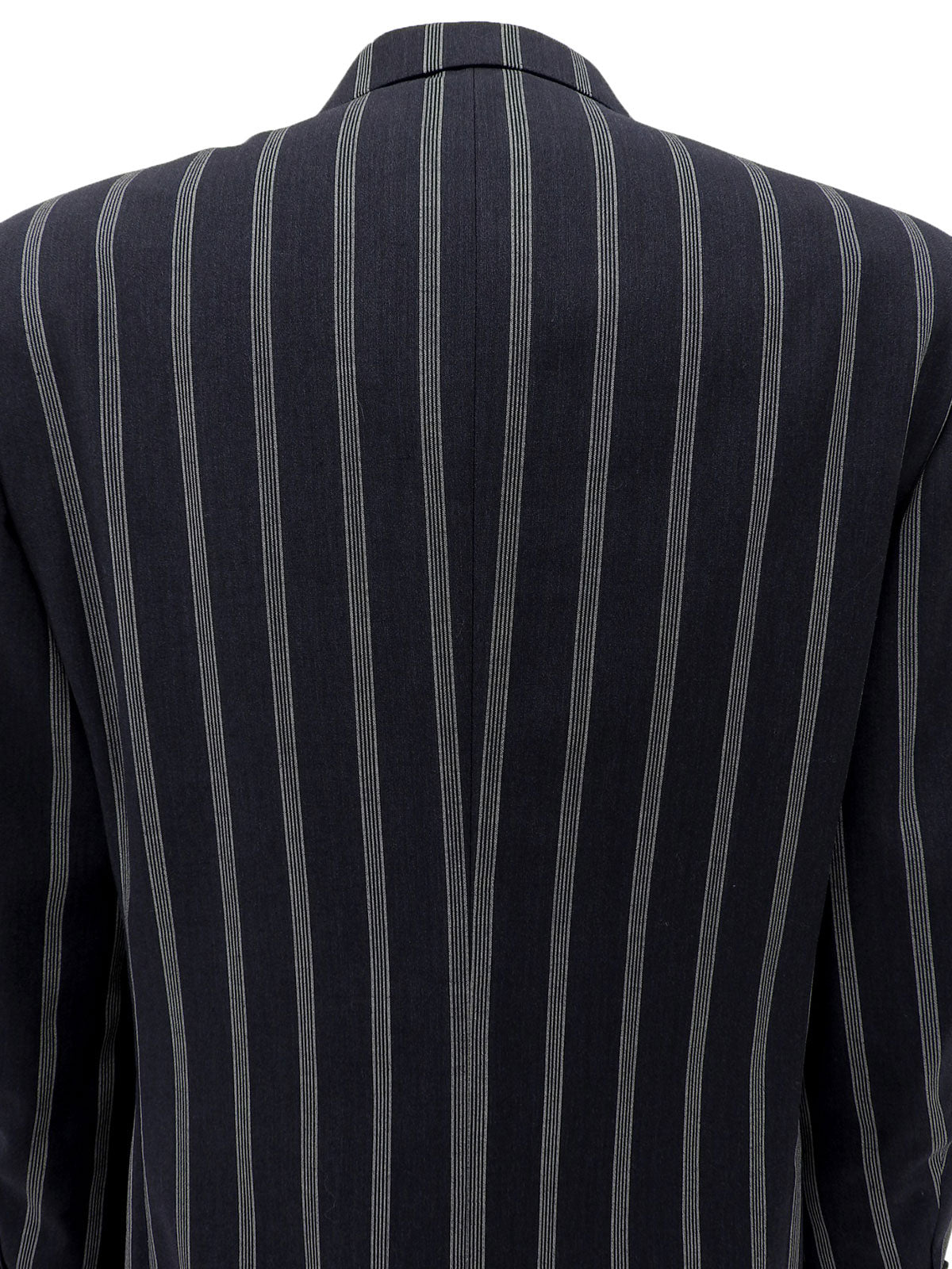 ストライプパターンジャケット ネイビー/ホワイト