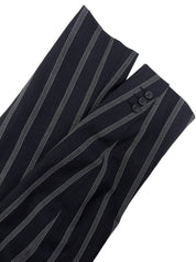 ストライプパターンジャケット ネイビー/ホワイト