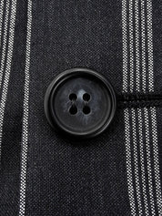 ストライプパターンジャケット ネイビー/ホワイト