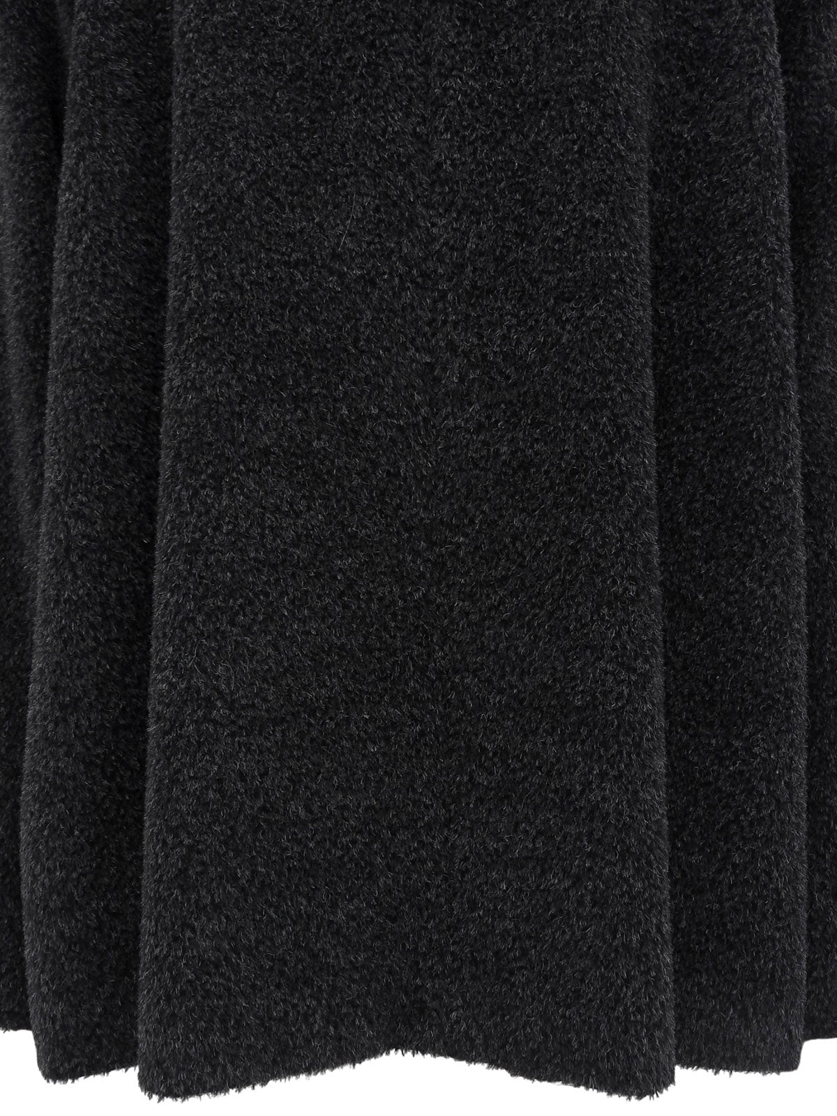 ウールビッグカラーダブルブレストコート ブラック