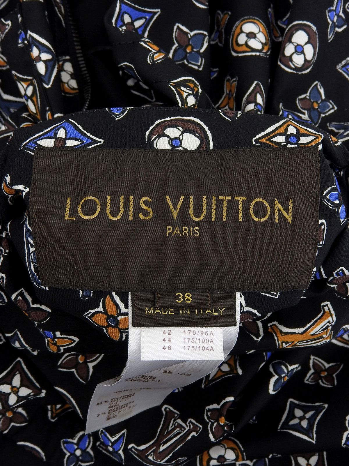 Monogram Pattern Reversible Jacket Black/Multi