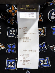 双面夹克，黑色/多色，饰有字母图案