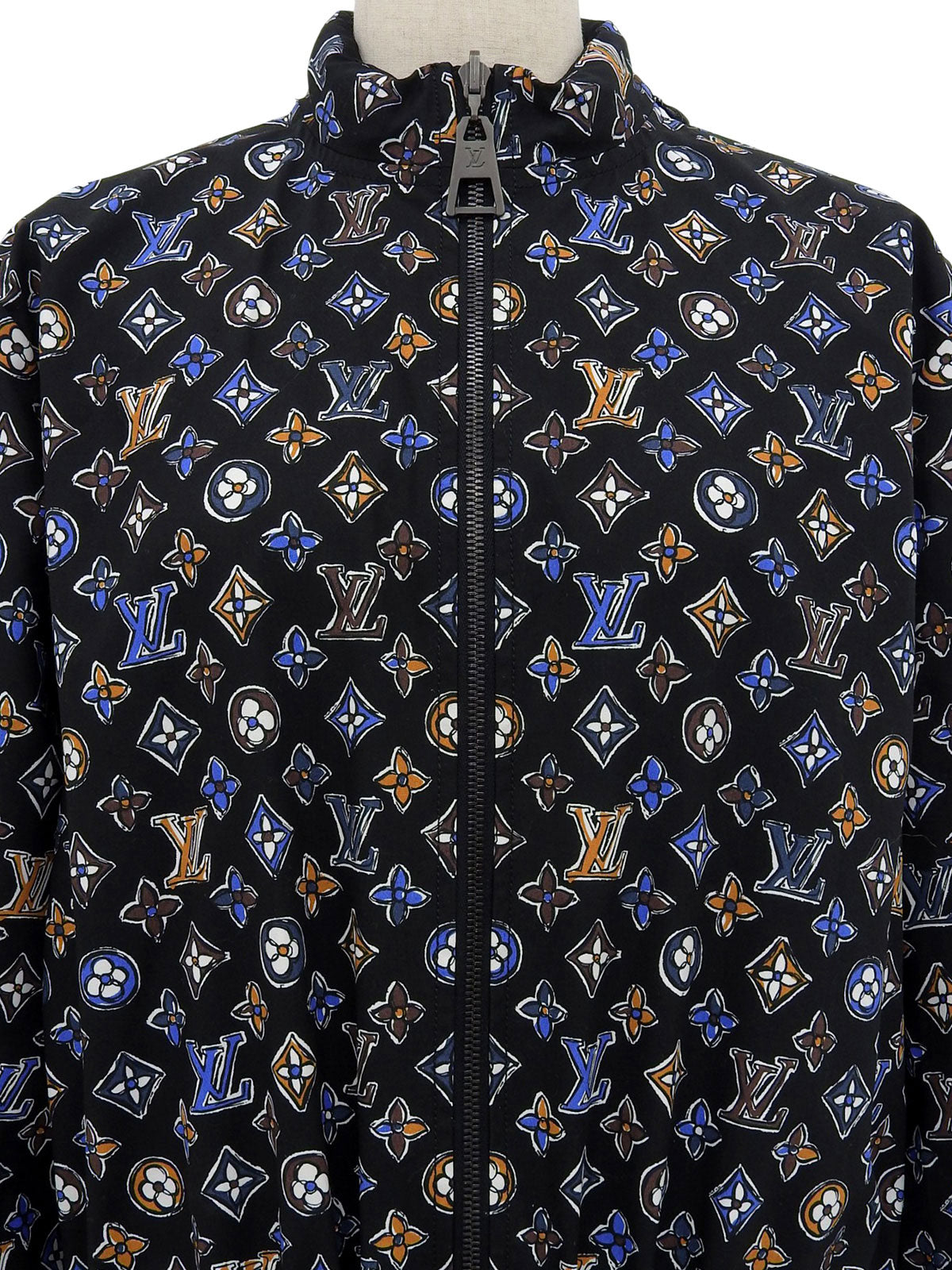 Monogram Pattern Reversible Jacket Black/Multi