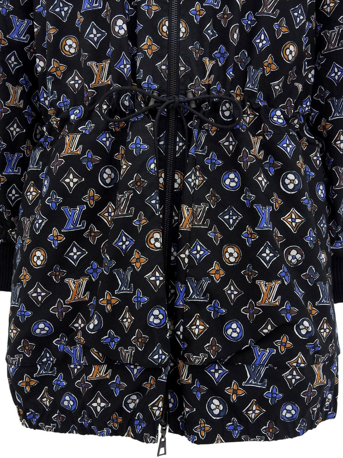 Monogram Pattern Reversible Jacket Black/Multi