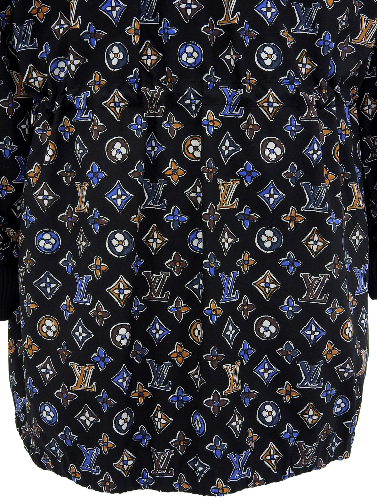 Monogram Pattern Reversible Jacket Black/Multi