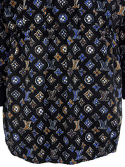 Monogram Pattern Reversible Jacket Black/Multi