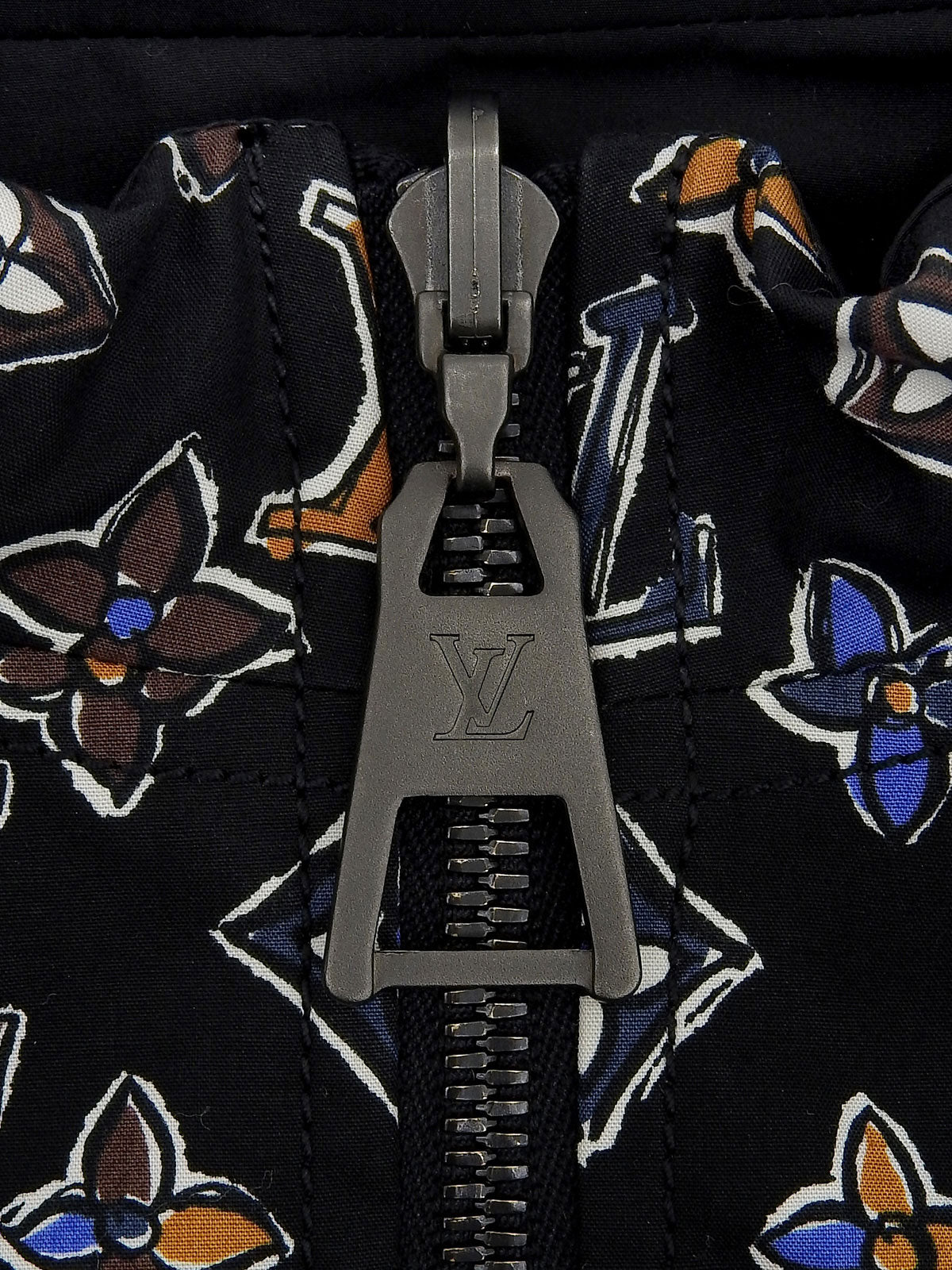 Monogram Pattern Reversible Jacket Black/Multi