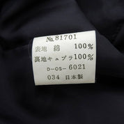 エンブレム刺繍ダブルブレストジャケット #40 ネイビー