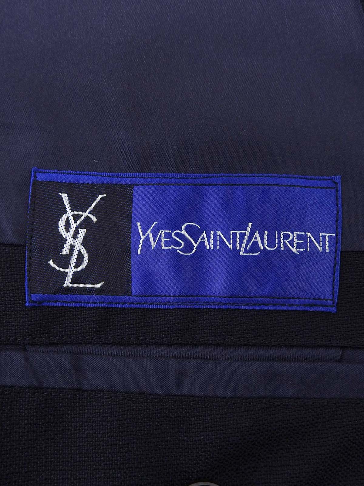 ロゴボタンダブルブレストブレザー ネイビー