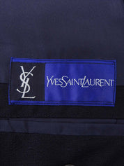 ロゴボタンダブルブレストブレザー ネイビー