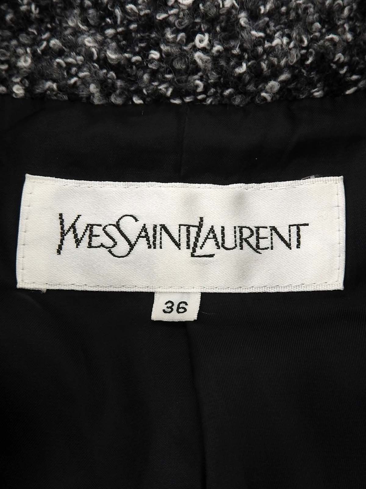 ブークレロングコート グレー