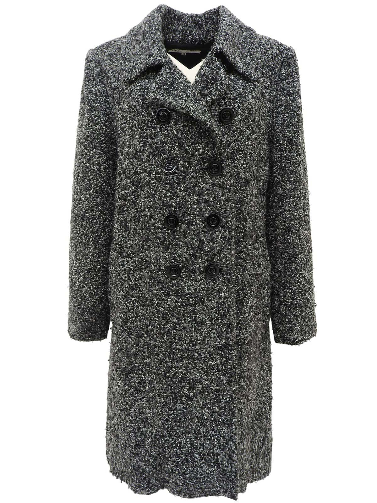 ブークレロングコート グレー