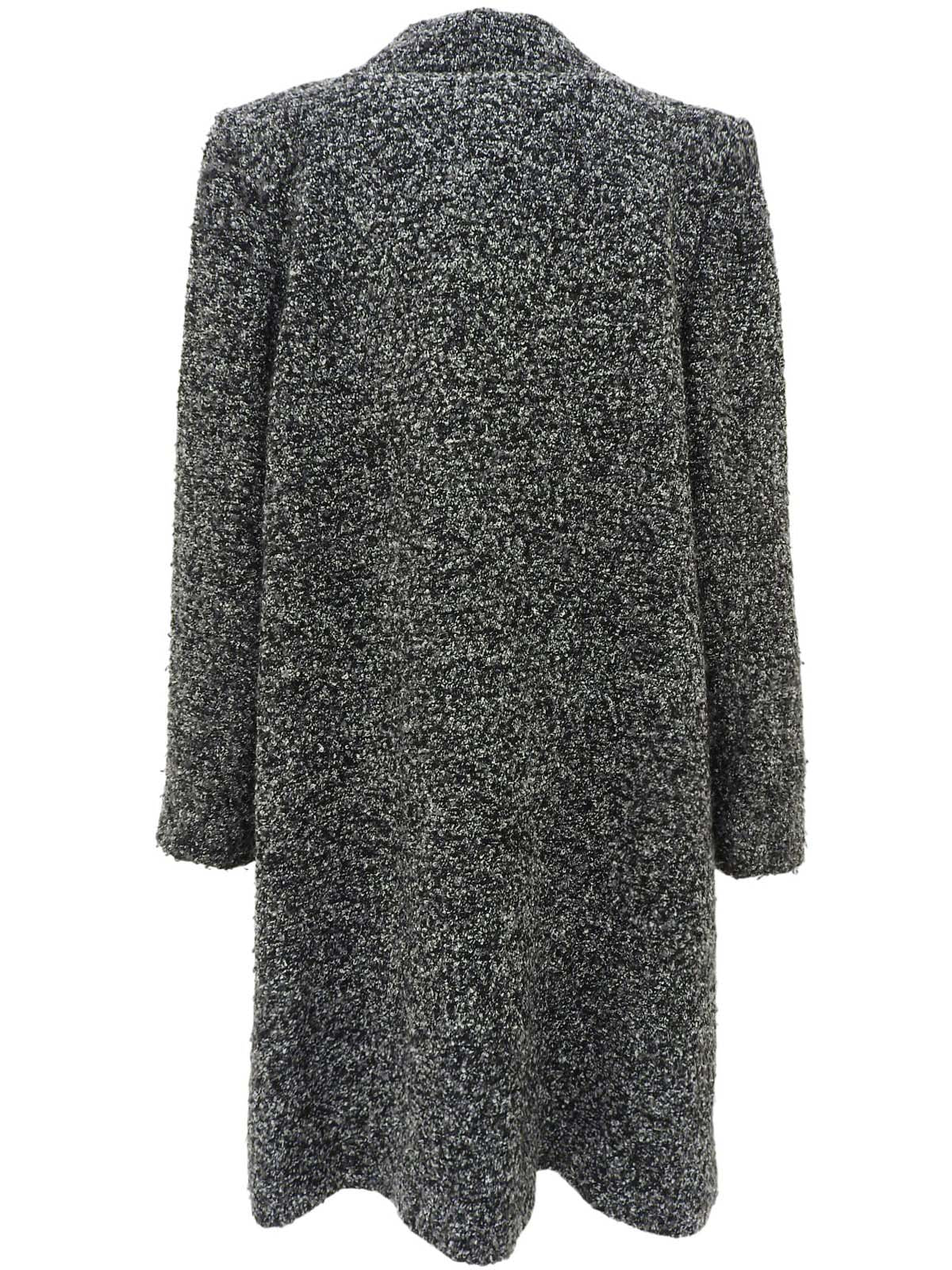 ブークレロングコート グレー