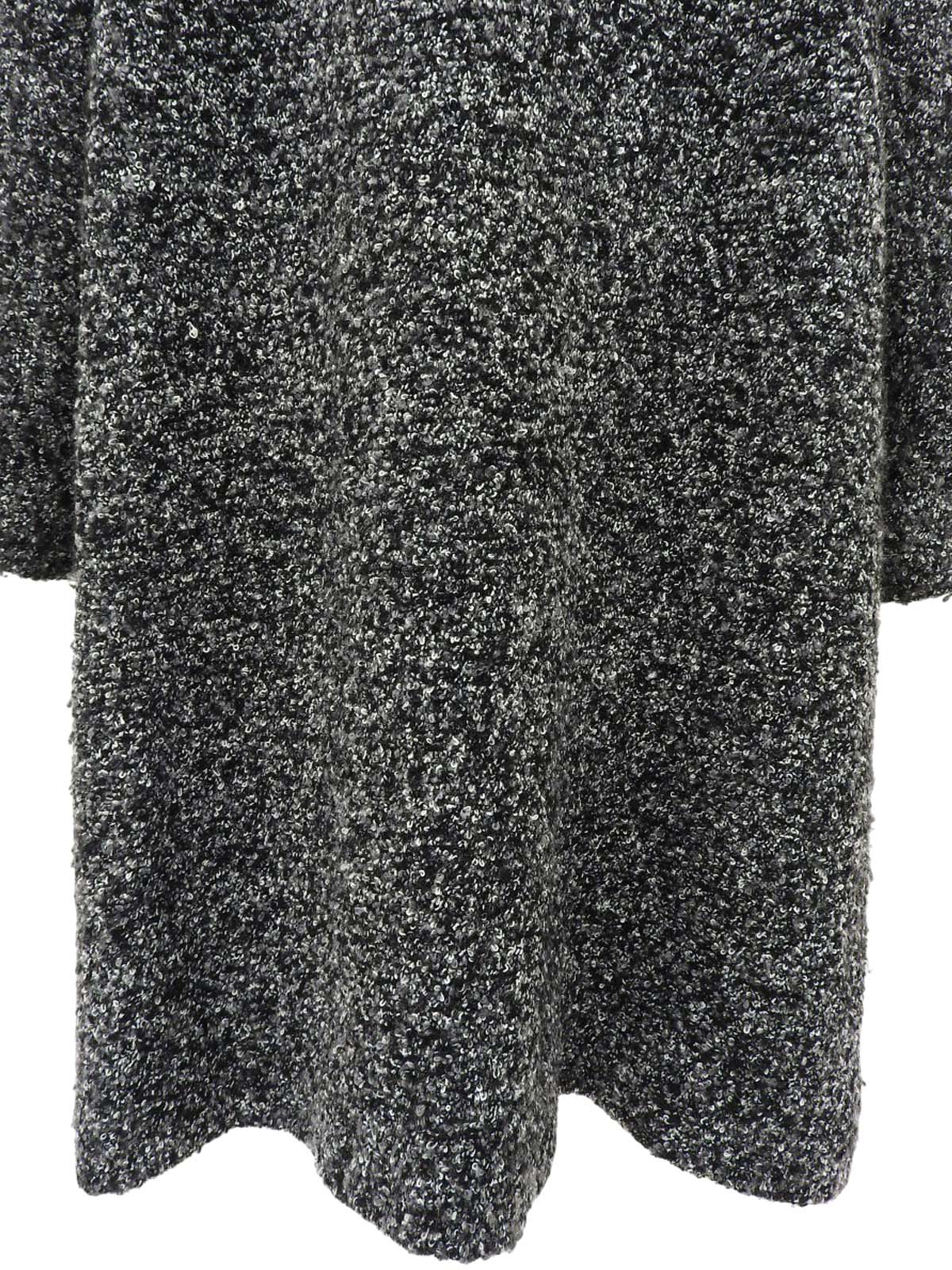 ブークレロングコート グレー