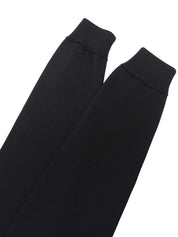 ロゴジップアップニットカーディガン ブラック