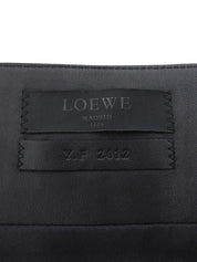 Leather Wrap Design Skirt in Black