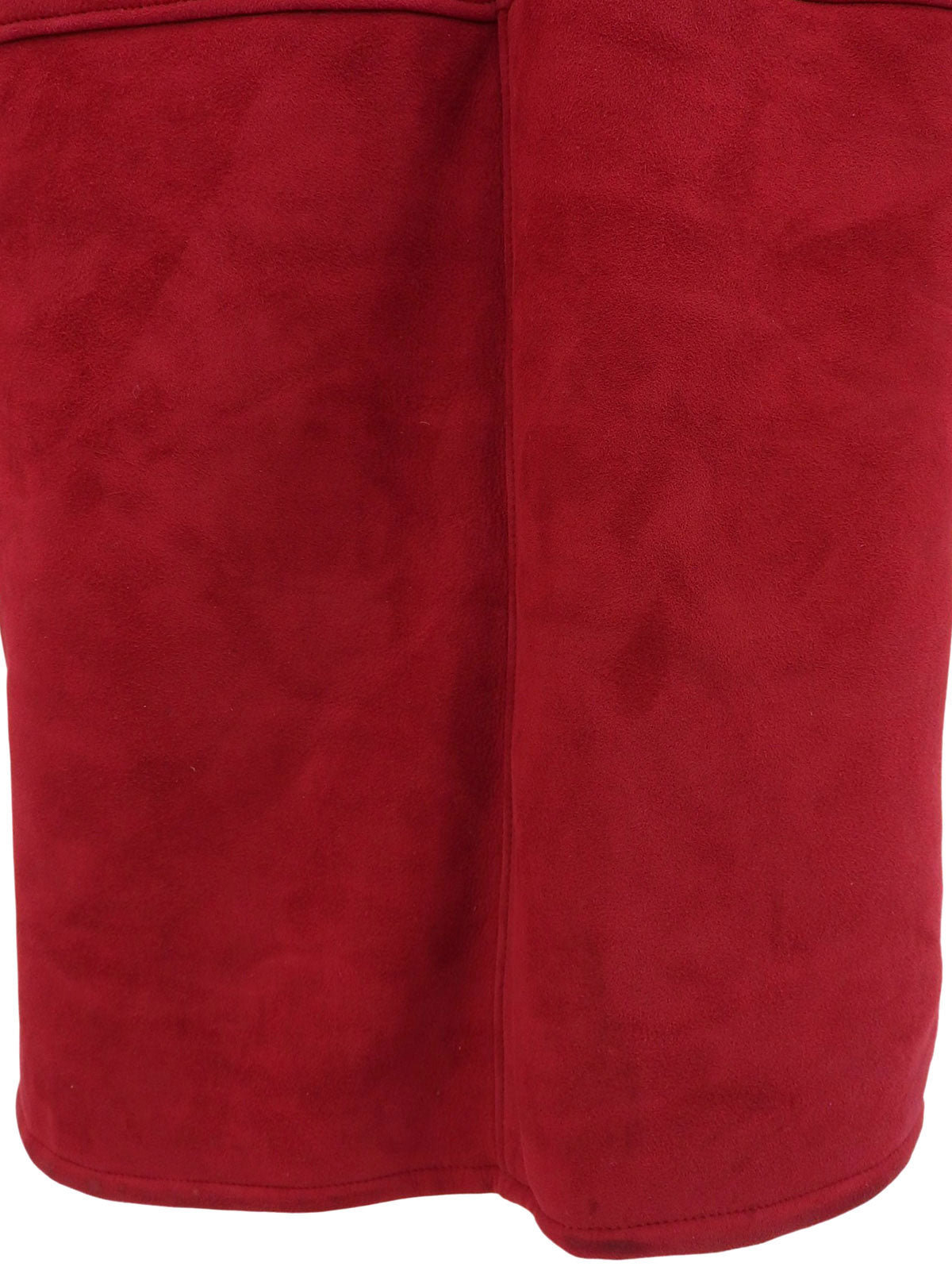 红色羊毛立领大衣