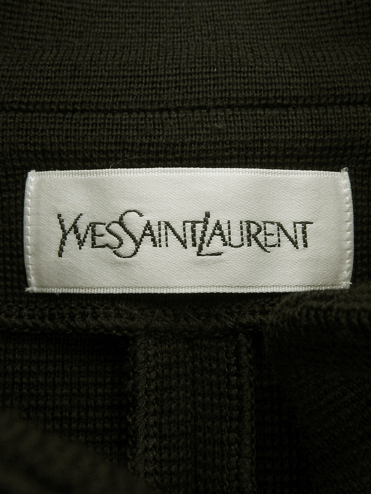 チャイナボタンニットセットアップ ブラック