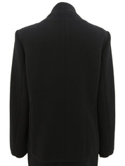 チャイナボタンニットセットアップ ブラック