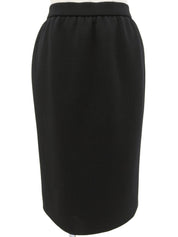 チャイナボタンニットセットアップ ブラック