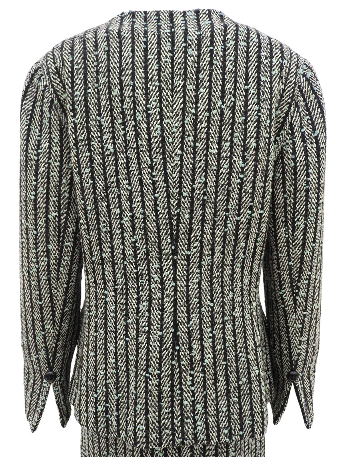 Striped Pattern Set in Black/White/Green