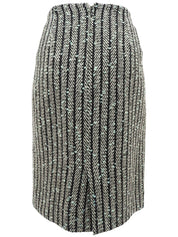 Striped Pattern Set in Black/White/Green