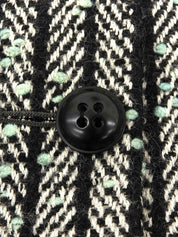 Striped Pattern Set in Black/White/Green