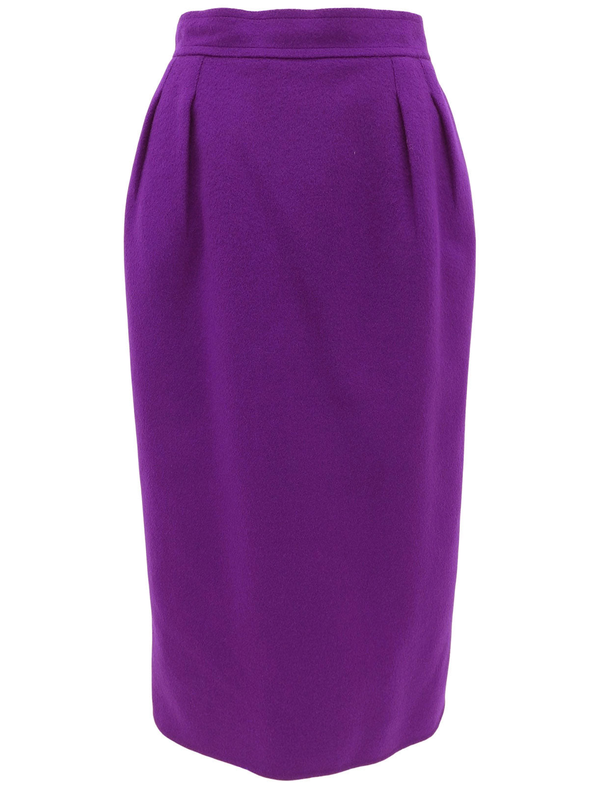 Purple wool logo button double-breasted set