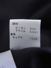 ニットファーコンビワンピース ブラック