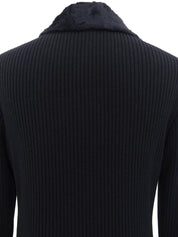 ニットファーコンビワンピース ブラック