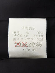 双色饰边设计双排扣夹克 #9 黑色/红色