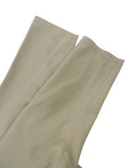 Logo Button Flare Coat Beige