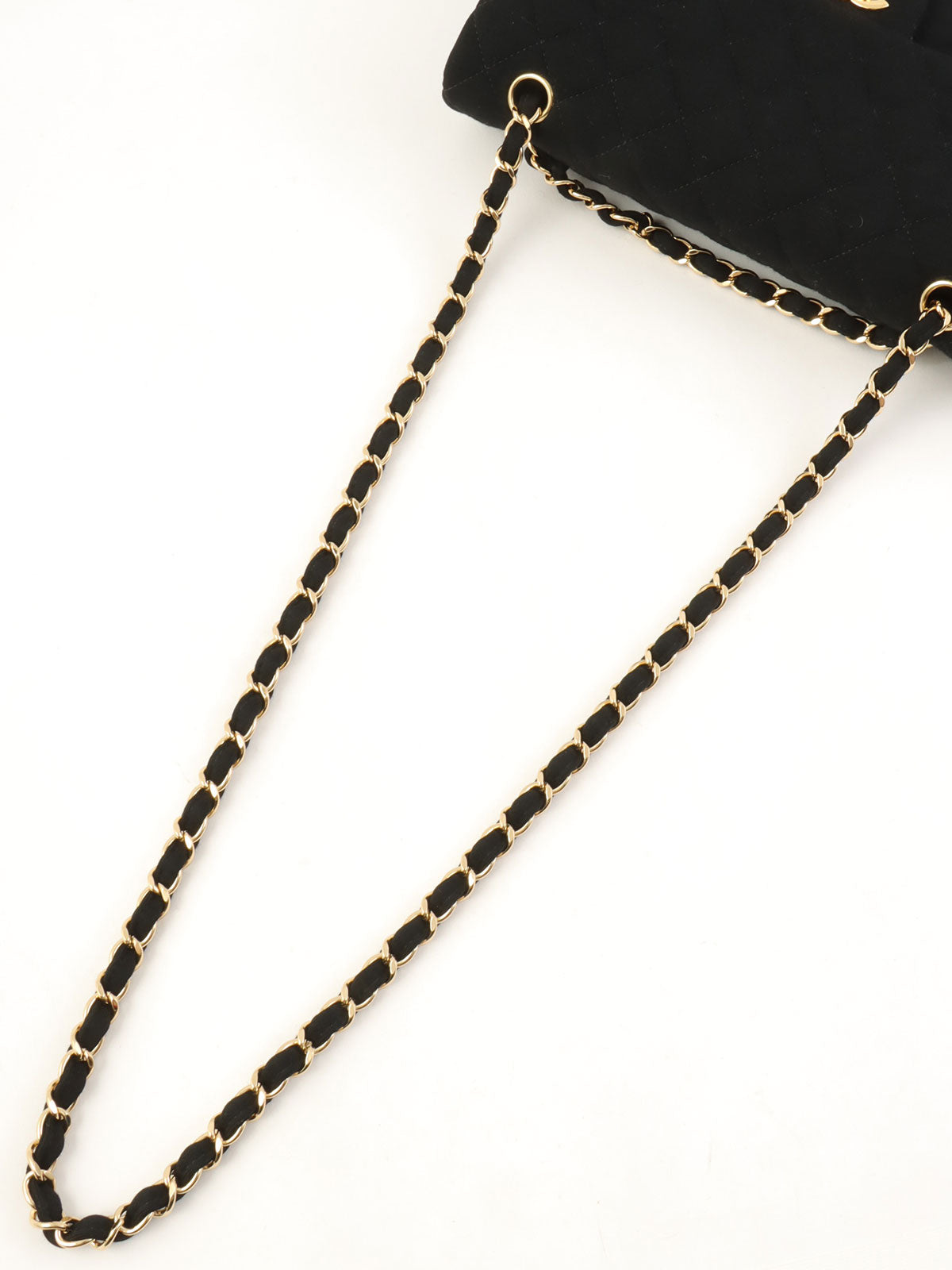 2014 Cotton Classic Flap Chain Bag 25cm Black
