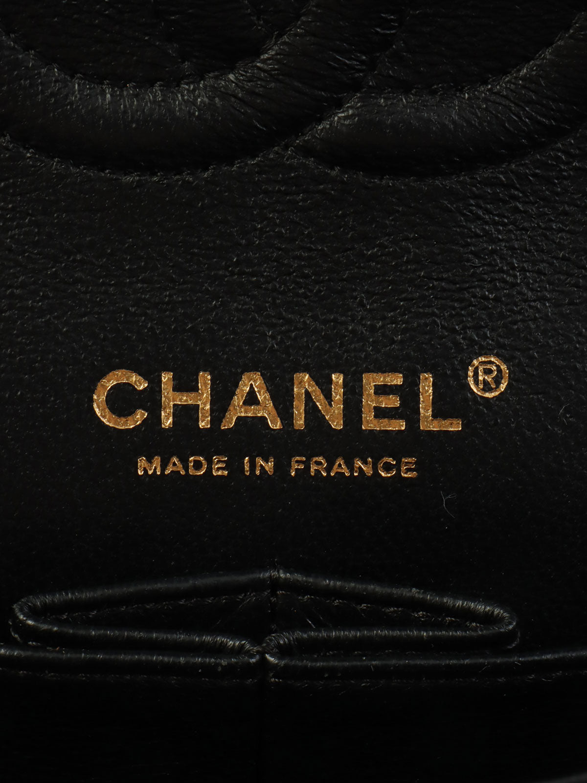 2014 Cotton Classic Flap Chain Bag 25cm Black