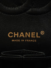 2014 Cotton Classic Flap Chain Bag 25cm Black