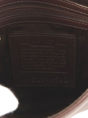 Logo Charm Shoulder Bag Brown