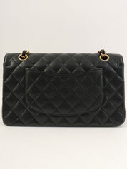 2010年頃製 キャビアスキンクラシックフラップチェーンバッグ25cm ブラック