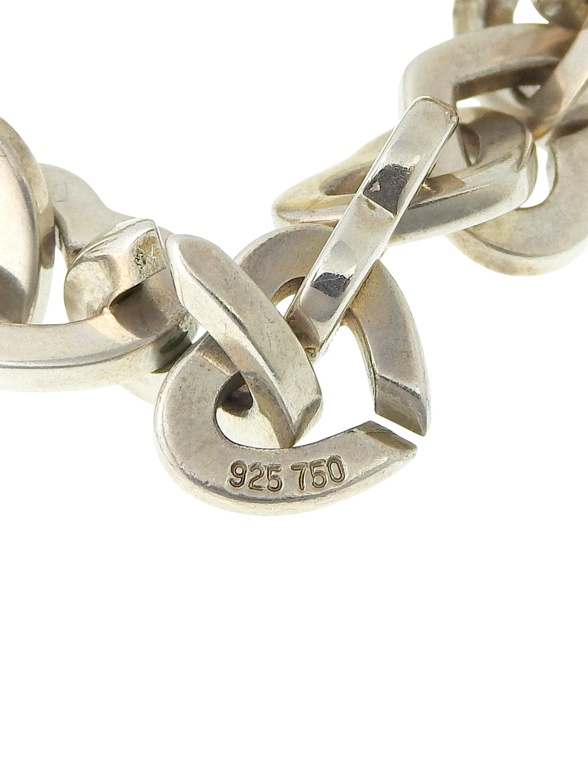 18K 925 Heart Ring Bracelet Silver/Gold